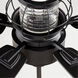 Galveston 52 inch Noir with Weathered Oak Blades Ceiling Fan