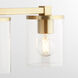 Bolton 3 Light 22 inch Aged Brass Vanity Light Wall Light