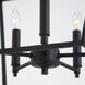 Gabriel 5 Light 21 inch Noir Nook Ceiling Light, Quorum Home