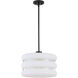 Gillis 1 Light 16 inch Matte Black Pendant Ceiling Light