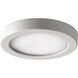 Signature LED 7 inch Studio White Flush Mount Ceiling Light, Round
