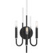 Summit 3 Light 8.5 inch Textured Black Wall Mount Wall Light