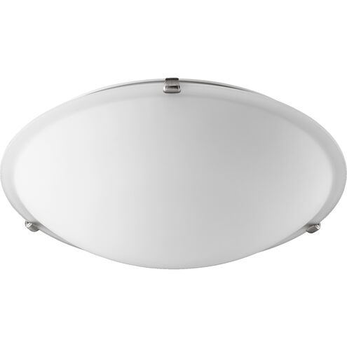 Fort Worth 4 Light 20 inch Satin Nickel Semi-Flush Mount Ceiling Light