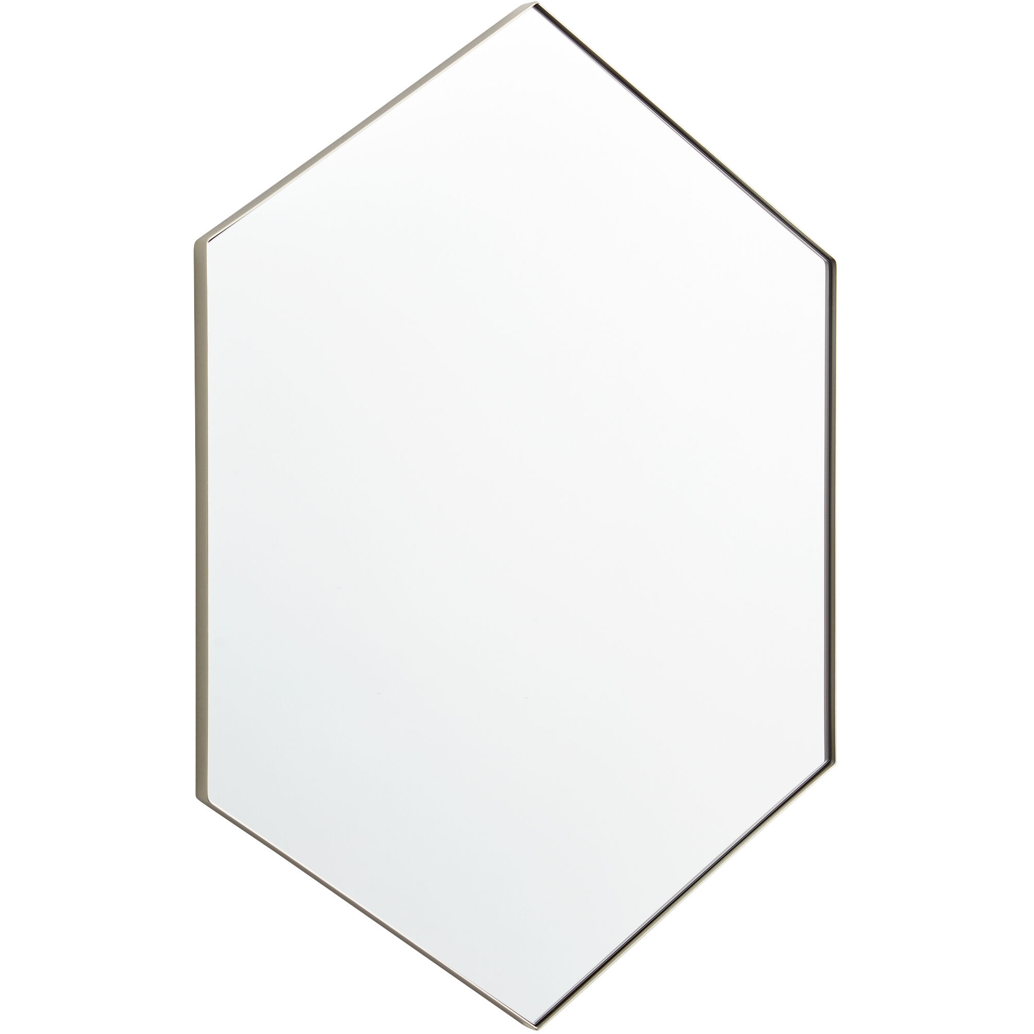 Hexagon 34.00 inch  X 24.00 inch Wall Mirror