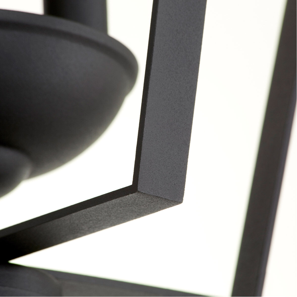 Fort Worth 3 Light 13 inch Noir Mini Chandelier Ceiling Light, Quorum Home