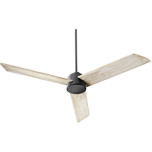 Trio 60 inch Noir with Weathered Oak Blades Ceiling Fan