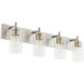 Fallstaff 4 Light 31.5 inch Satin Nickel Vanity Light Wall Light