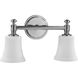 Rossington 2 Light 17 inch Chrome Vanity Light Wall Light