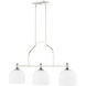 Richmond 3 Light 38 inch Polished Nickel Island Light Ceiling Light
