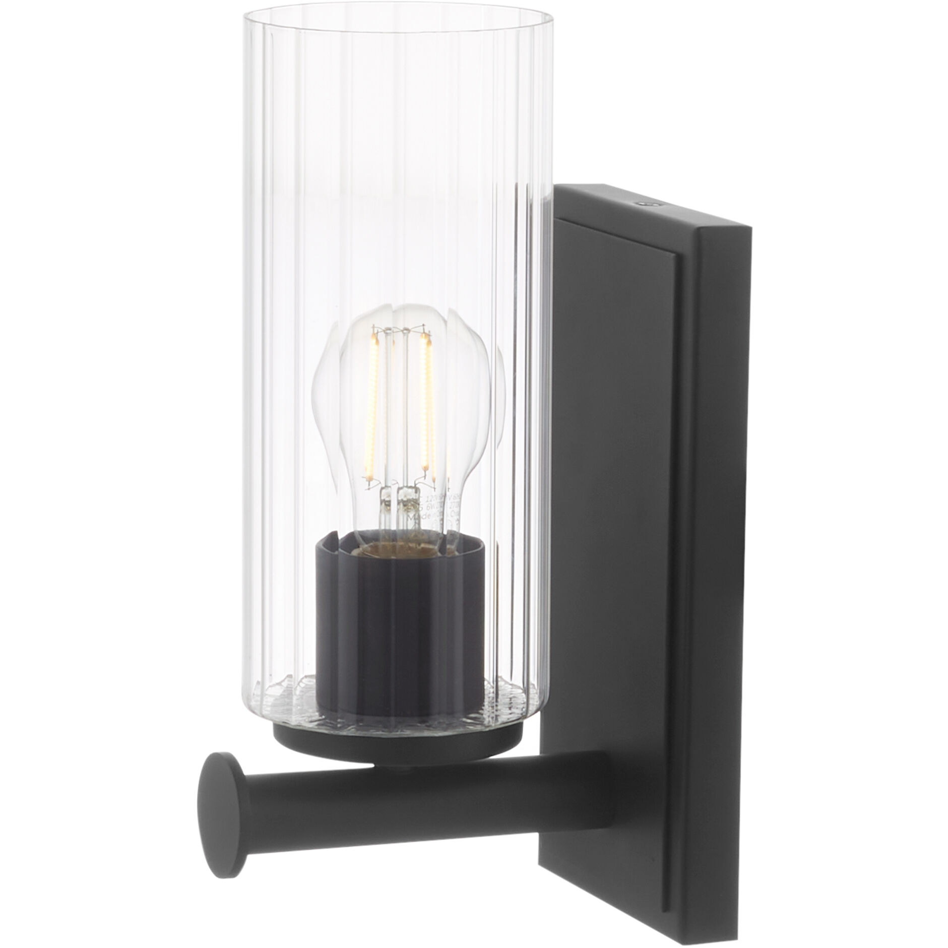 Mercier Wall Mount Wall Light in Matte Black