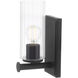 Mercier Wall Mount Wall Light in Matte Black