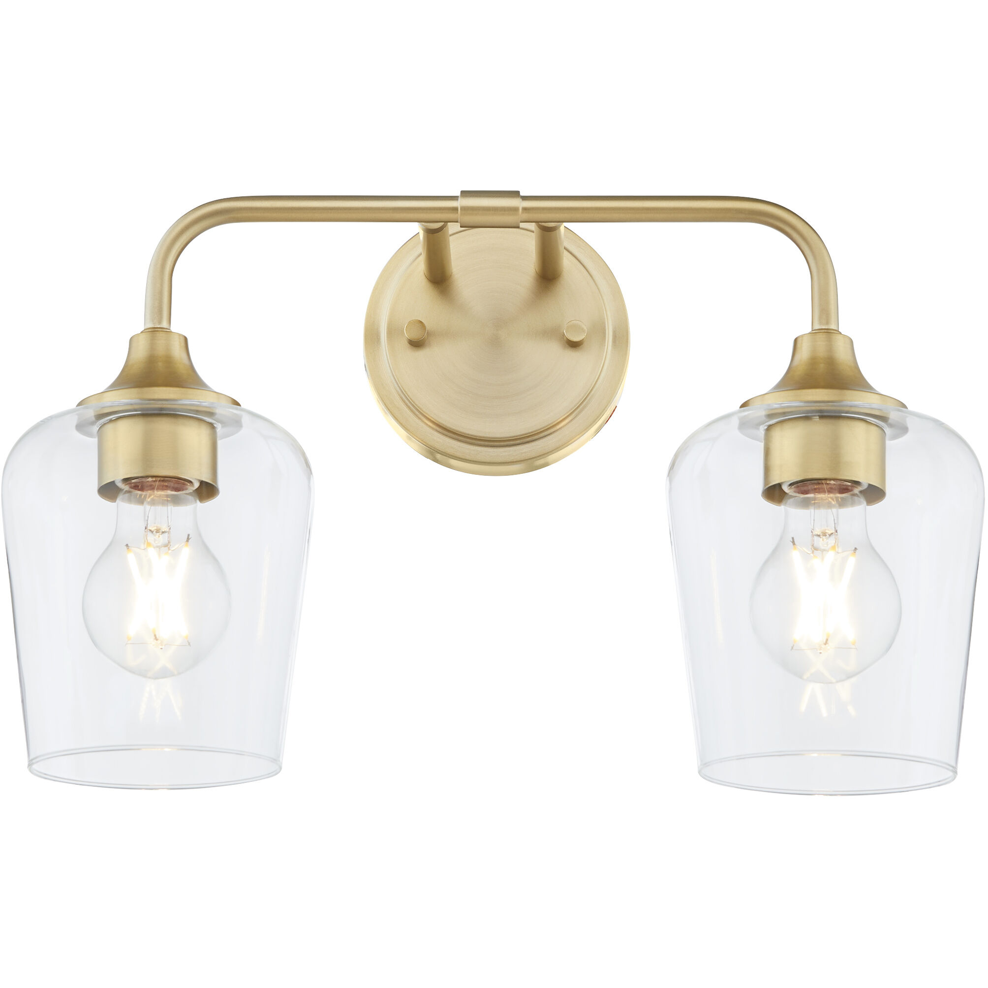 Raymond 2 Light 16 inch Aged Brass Vanity Light Wall Light