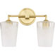 Providence 2 Light 15.00 inch Bathroom Vanity Light