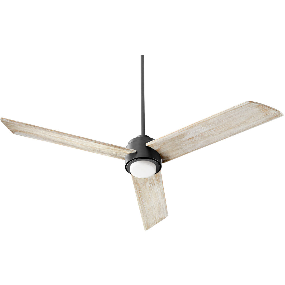 Trio 60 inch Noir with Weathered Oak Blades Ceiling Fan