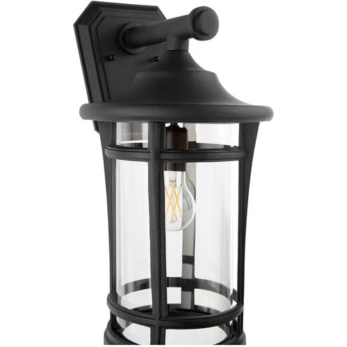 Haley 1 Light 18 inch Noir Outdoor Wall Lantern