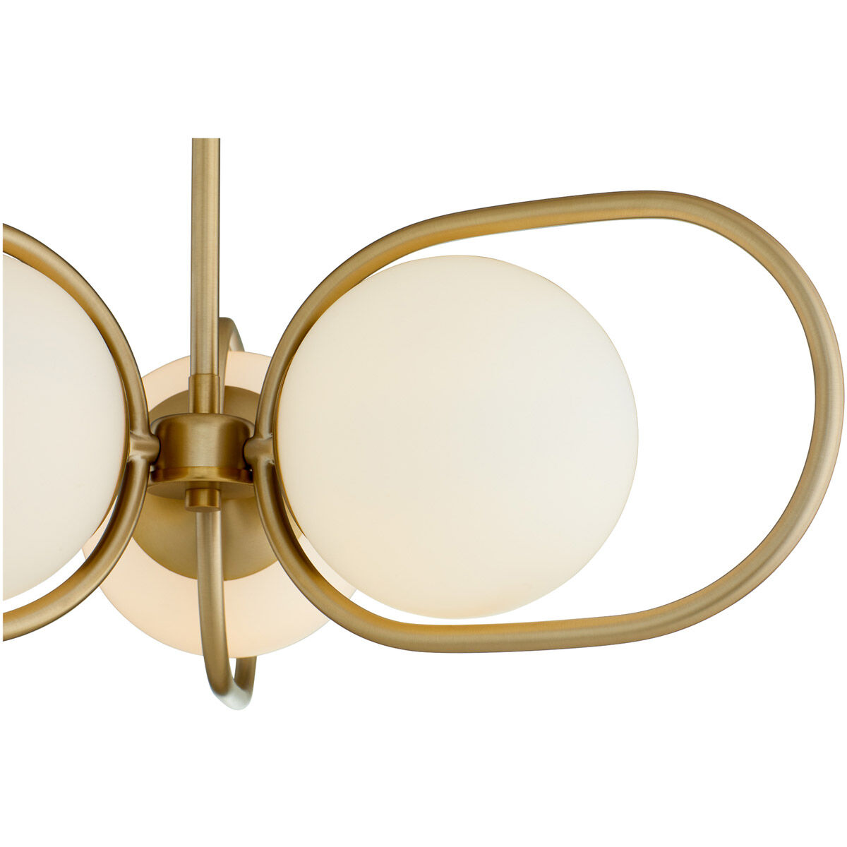 Belmont 3 Light 23 inch Aged Brass Chandelier Ceiling Light