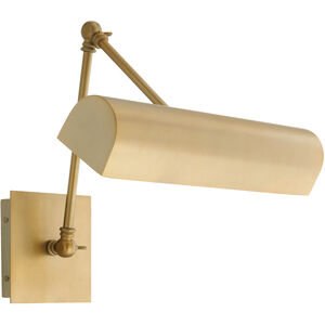 Fort Worth 120 watt Aged Brass Swing Arm Picture Light Wall Light