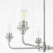 Raymond 5 Light 27 inch Satin Nickel Chandelier Ceiling Light