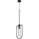 Fort Worth 1 Light 8 inch Noir Mini Pendant Ceiling Light