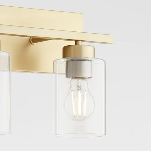 Carter 2 Light 14 inch Aged Brass Vanity Light Wall Light