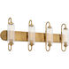 Whitmire 4 Light 36 inch Brushed Brass Vanity Light Wall Light
