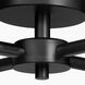 Cassini 4 Light 26 inch Matte Black Semi-Flush Mount Ceiling Light