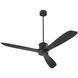 Portland 58 inch Matte Black Patio Fan