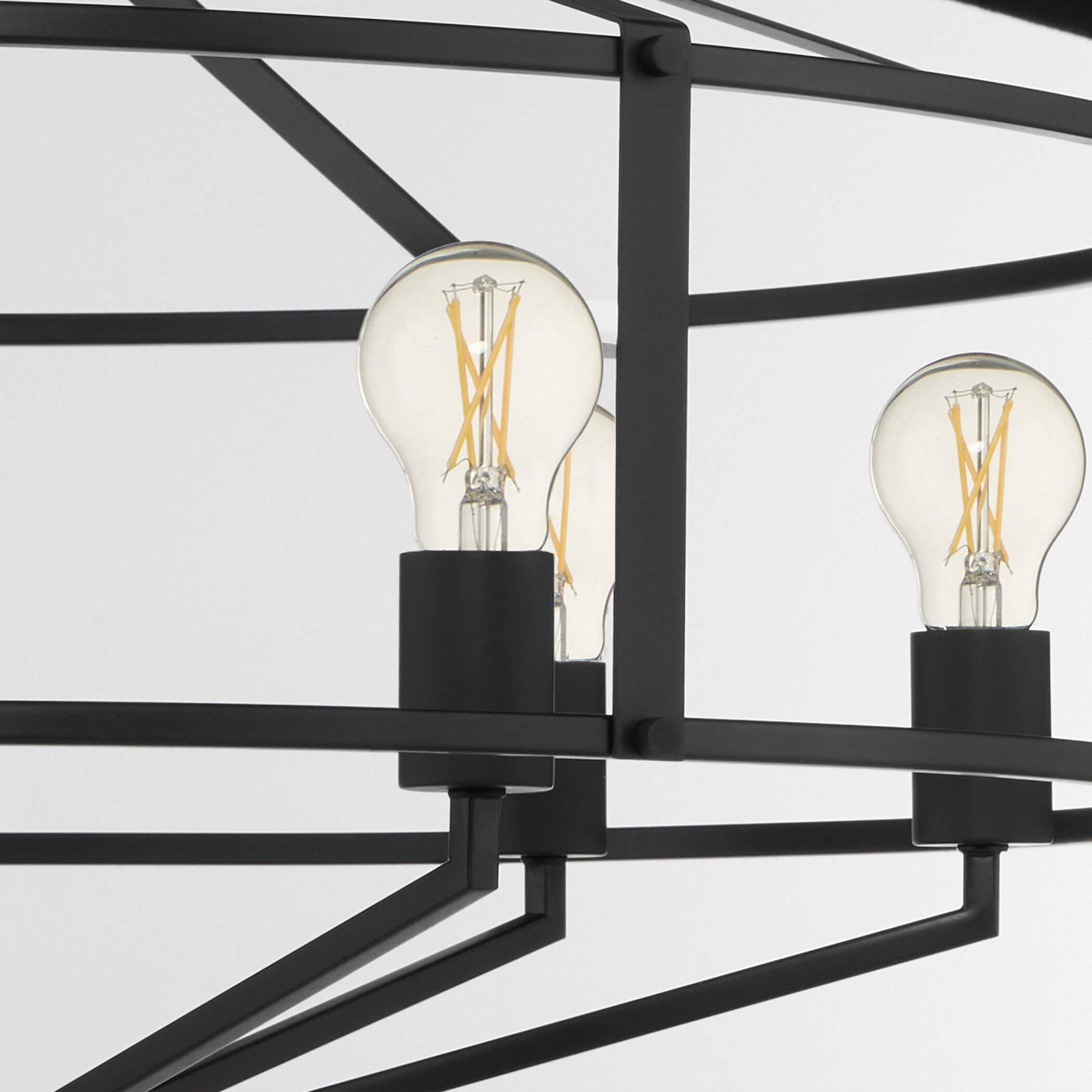 Tobin 6 Light 32 inch Matte Black Pendant Ceiling Light