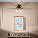 Breeze 52 inch Noir with Reversible Matte Black/Walnut Blades Ceiling Fan