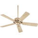 Pinnacle 52 inch Aged Silver Leaf with Reversible Walnut and Weathered Oak Blades Indoor Ceiling Fan