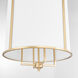 Eldorado 4 Light 18 inch Aged Brass Entry Ceiling Light