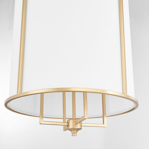 Eldorado 4 Light 18 inch Aged Brass Entry Ceiling Light
