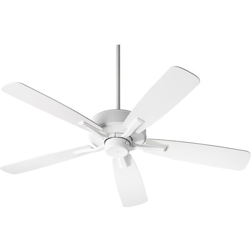 Ovation 52 inch Studio White Ceiling Fan in Not Included