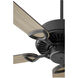 Estate 52 inch Matte Black with Matte Black/Weathered Gray Blades Ceiling Fan