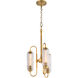 Whitmire 13.25 inch Brushed Brass Pendant Ceiling Light