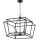 Monument 5 Light 21 inch Noir Nook Ceiling Light