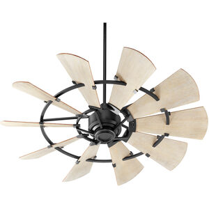 Windmill 52 inch Noir with Weathered Oak Blades Ceiling Fan