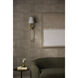Cetro 1 Light 6.75 inch Brushed Brass Wall Mount Wall Light