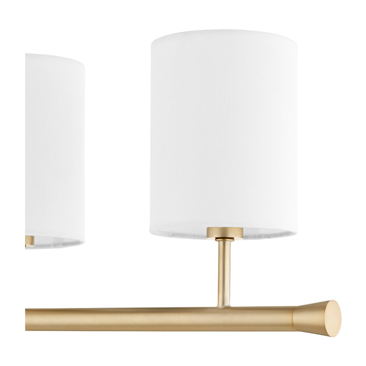 Harmony 5 Light 39 inch Aged Brass Linear Chandelier Ceiling Light