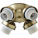 Fort Worth LED Antique Brass Fan Light Kit 