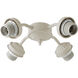 Fort Worth LED Antique White Fan Light Kit 