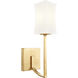 Ayala Wall Mount Wall Light in Gold Leaf