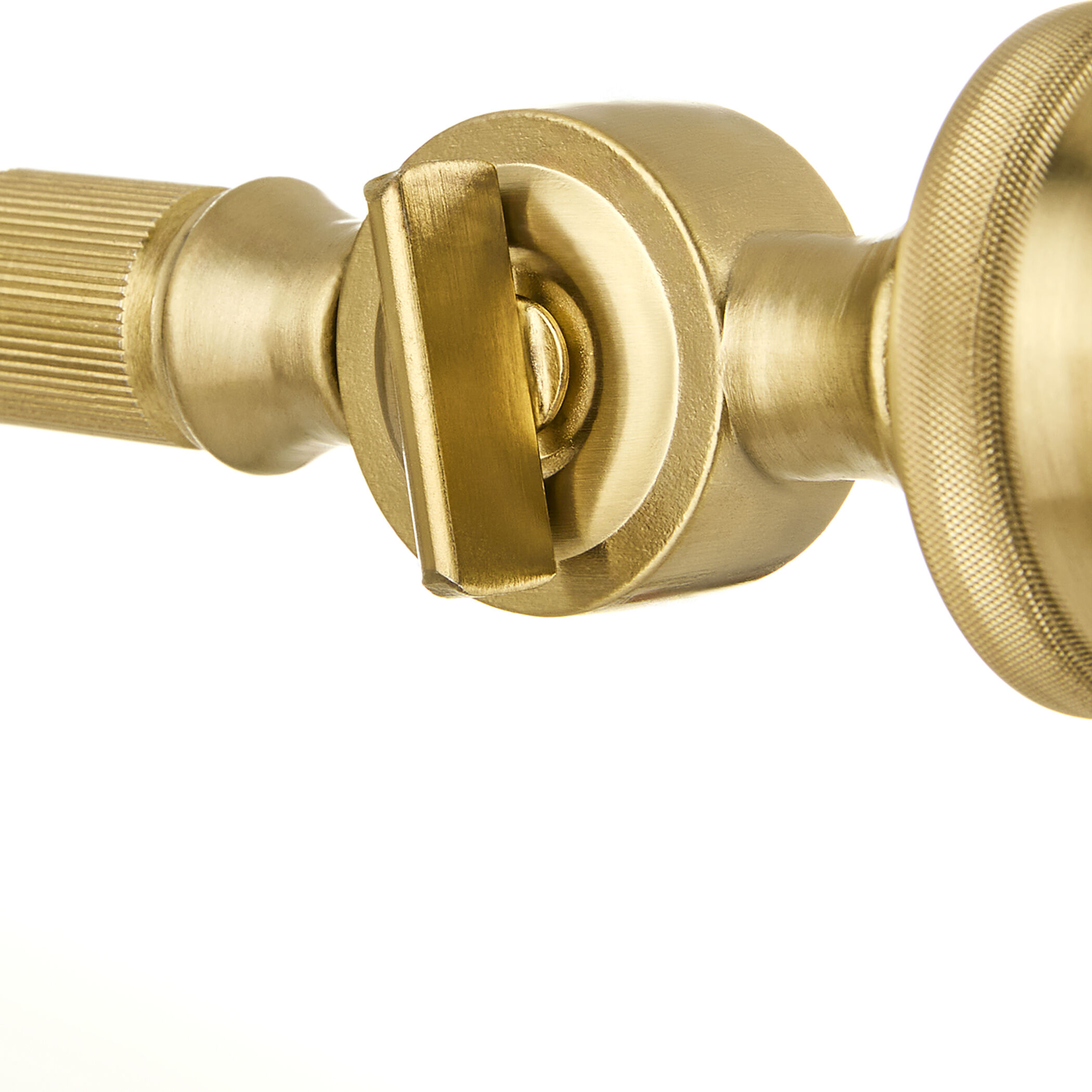 Bailey Wall Mount Wall Light in Studio White and Aged Brass