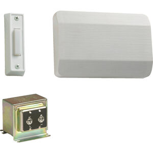 Lighting Accessory White Single Entry Doorbell in 1