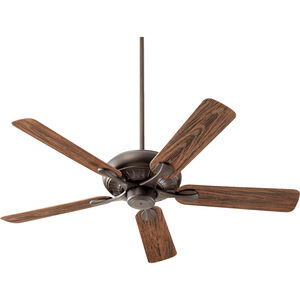 Pinnacle Patio 52 inch Oiled Bronze with Walnut Blades Outdoor Ceiling Fan