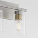 Carter 4 Light 30 inch Satin Nickel Vanity Light Wall Light