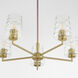 Goodwin 5 Light 27 inch Aged Brass Chandelier Ceiling Light