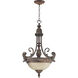 Madeleine 3 Light 20 inch Corsican Gold Pendant Ceiling Light