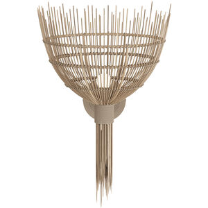 Abitha 1 Light 12 inch Natural Sconce Wall Light