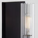 Kilbey 1 Light 5 inch Matte Black and Chrome Vanity Light Wall Light